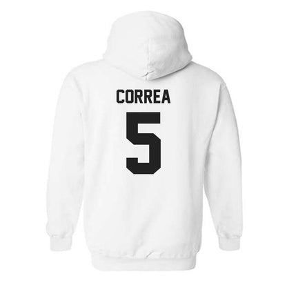Purdue - NCAA Football : Charles Correa - Sports Shersey Hooded Sweatshirt-1