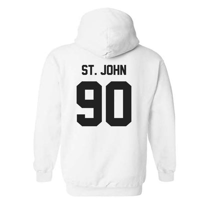 Purdue - NCAA Football : Elijah St. John - Sports Shersey Hooded Sweatshirt-1