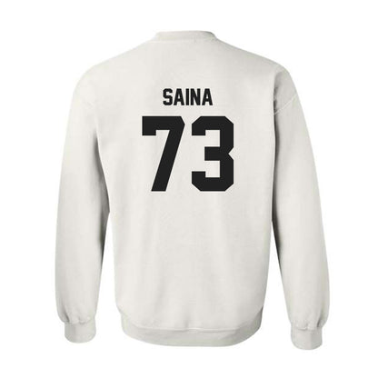 Purdue - NCAA Football : Makai Saina - Sports Shersey Crewneck Sweatshirt-1