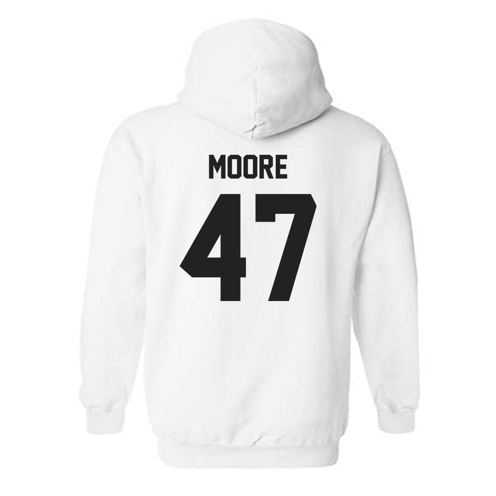 Purdue - NCAA Football : Tre Moore - Sports Shersey Hooded Sweatshirt-1