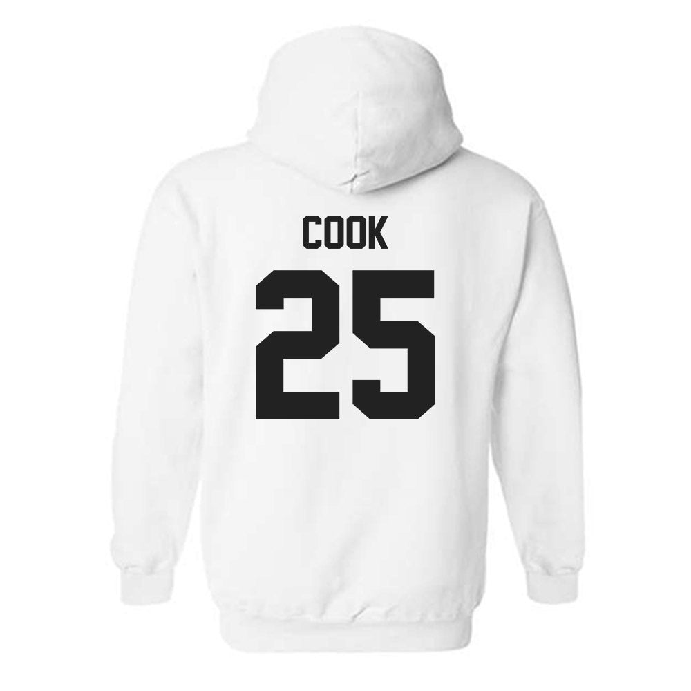 Purdue - NCAA Women's Soccer : Sydney Cook - Sports Shersey Hooded Sweatshirt-1