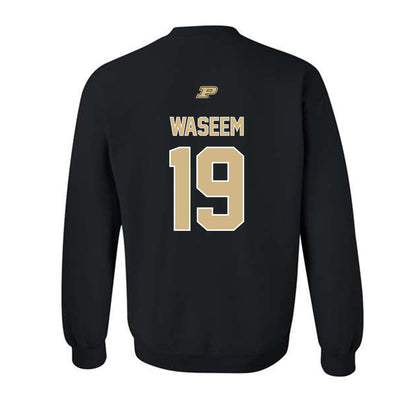 Purdue - NCAA Football : Asaad Waseem - Sports Shersey Crewneck Sweatshirt-1