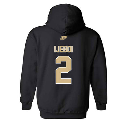 Purdue - NCAA Football : Fame Ijeboi - Sports Shersey Hooded Sweatshirt-1