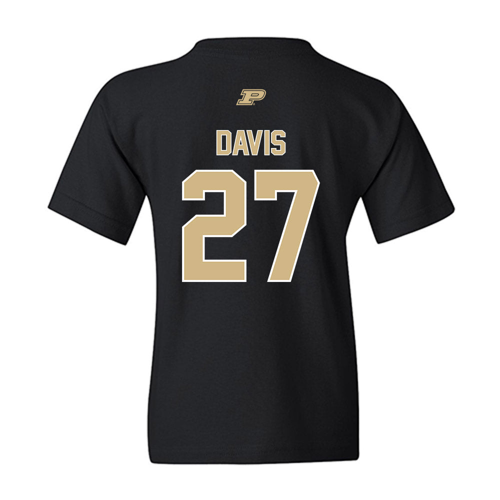 Purdue - NCAA Football : Owen Davis - Sports Shersey Youth T-Shirt-1