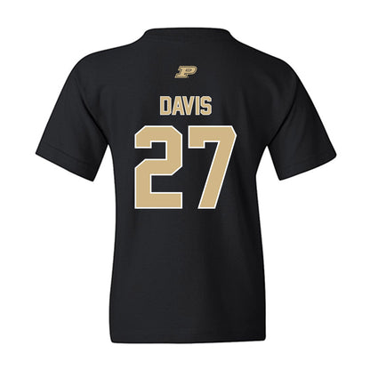 Purdue - NCAA Football : Owen Davis - Sports Shersey Youth T-Shirt-1