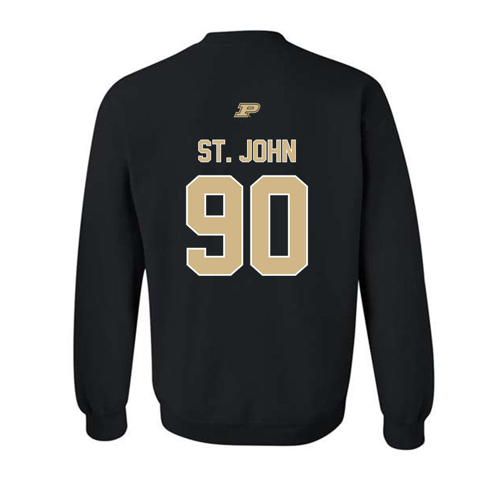 Purdue - NCAA Football : Elijah St. John - Sports Shersey Crewneck Sweatshirt-1