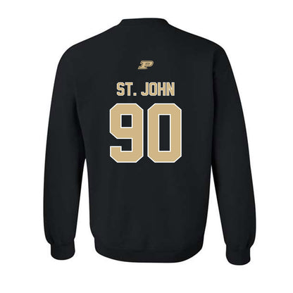 Purdue - NCAA Football : Elijah St. John - Sports Shersey Crewneck Sweatshirt-1