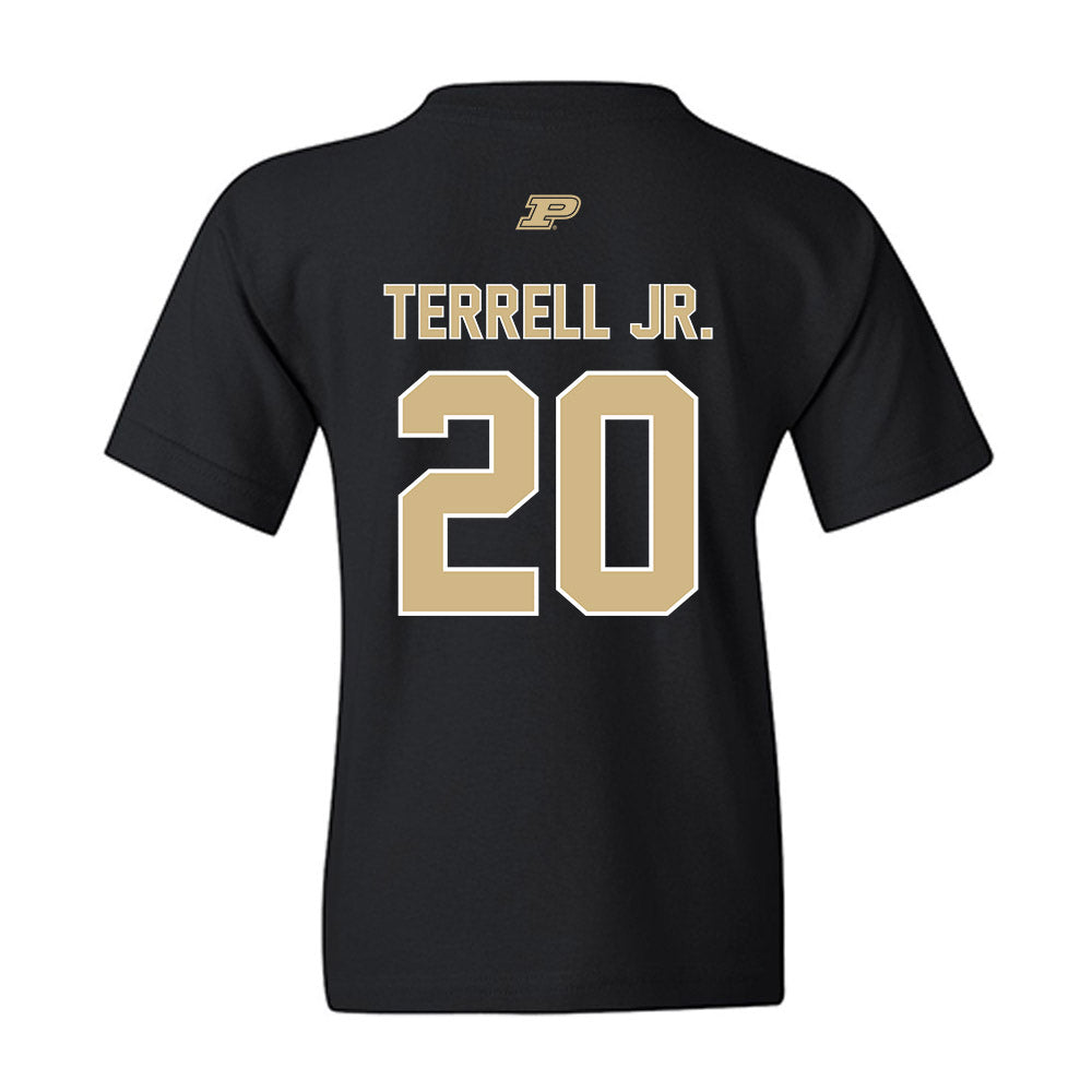 Purdue - NCAA Football : Travis Terrell Jr. - Sports Shersey Youth T-Shirt-1