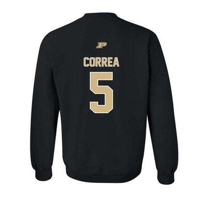 Purdue - NCAA Football : Charles Correa - Sports Shersey Crewneck Sweatshirt-1