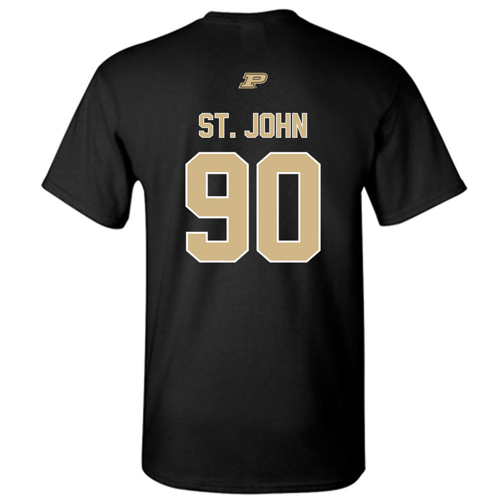 Purdue - NCAA Football : Elijah St. John - Sports Shersey T-Shirt-1
