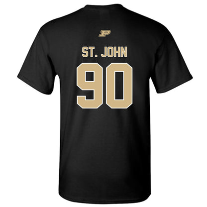 Purdue - NCAA Football : Elijah St. John - Sports Shersey T-Shirt-1