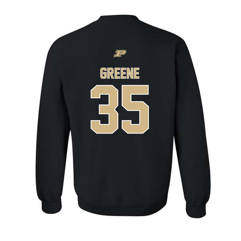 Purdue - NCAA Football : DJ Greene - Sports Shersey Crewneck Sweatshirt-1