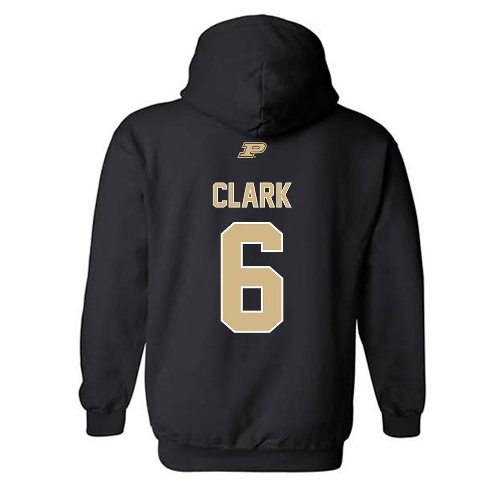 Purdue - NCAA Football : Mister Clark - Sports Shersey Hooded Sweatshirt-1