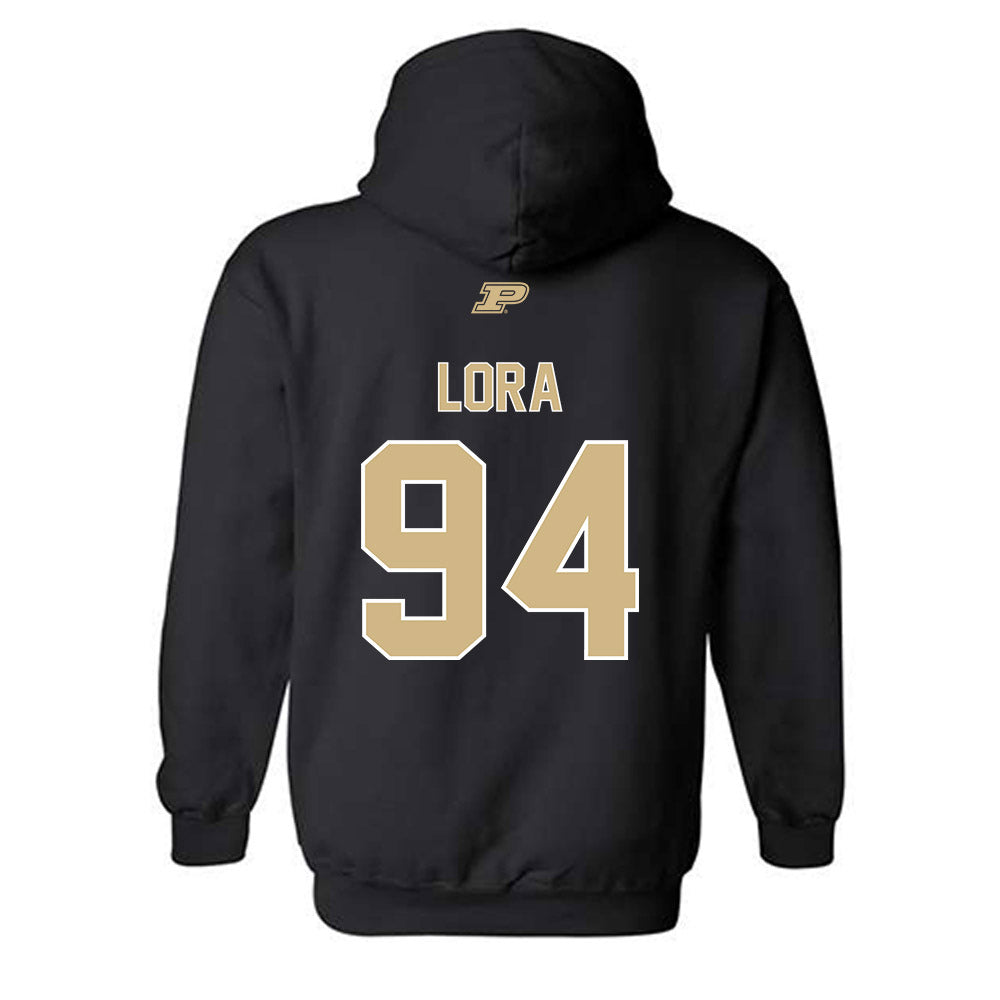 Purdue - NCAA Football : Rodney Lora - Sports Shersey Hooded Sweatshirt-1