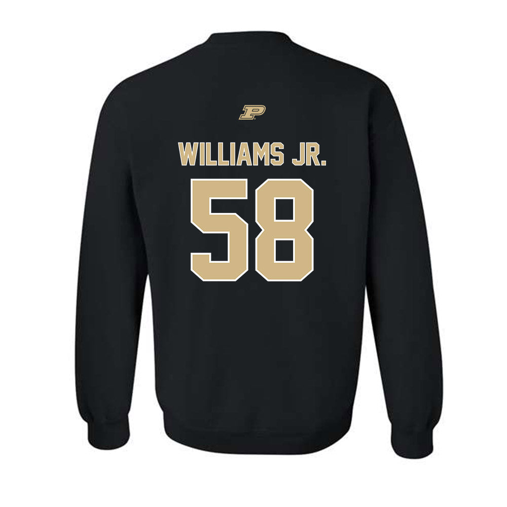 Purdue - NCAA Football : James Williams Jr. - Sports Shersey Crewneck Sweatshirt-1