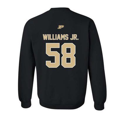 Purdue - NCAA Football : James Williams Jr. - Sports Shersey Crewneck Sweatshirt-1