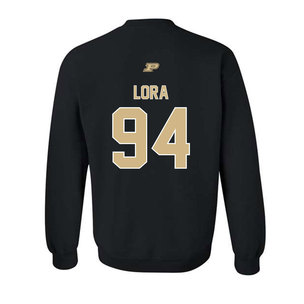Purdue - NCAA Football : Rodney Lora - Sports Shersey Crewneck Sweatshirt-1