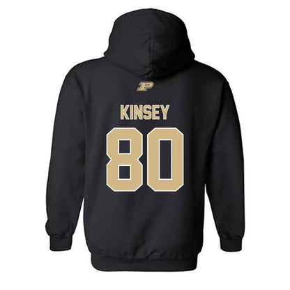 Purdue - NCAA Football : Brandon Kinsey - Sports Shersey Hooded Sweatshirt-1