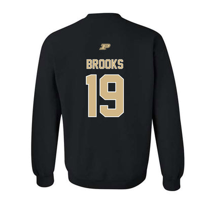 Purdue - NCAA Football : Landon Brooks - Sports Shersey Crewneck Sweatshirt-1