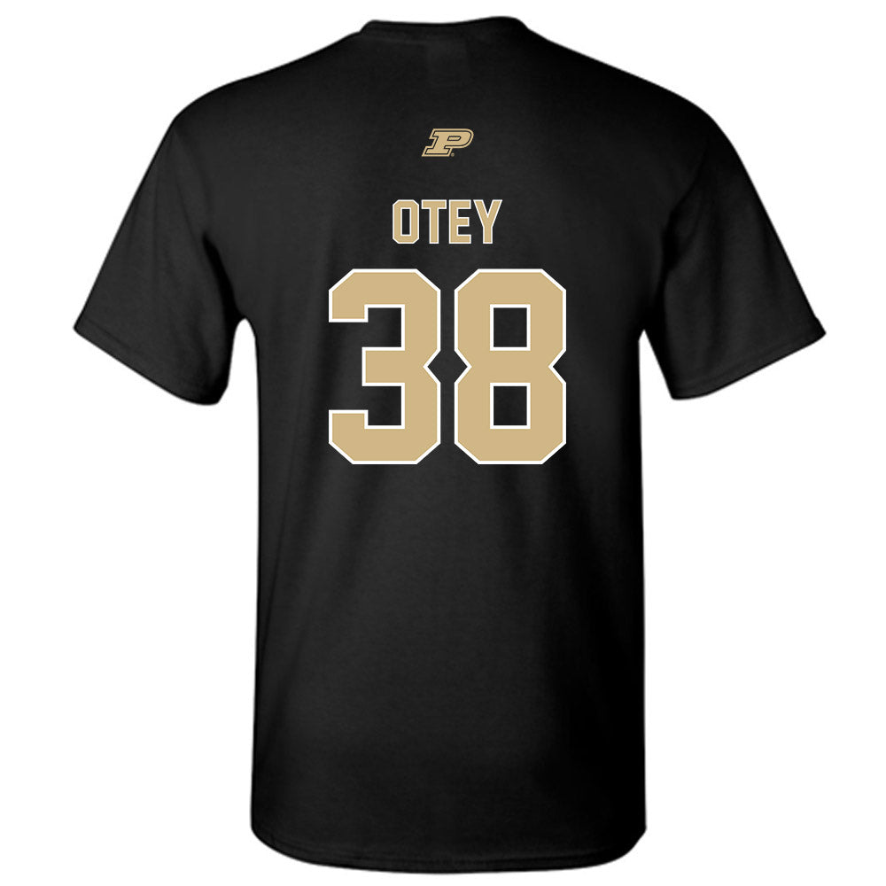 Purdue - NCAA Football : Zyntreacs Otey - Sports Shersey T-Shirt-1