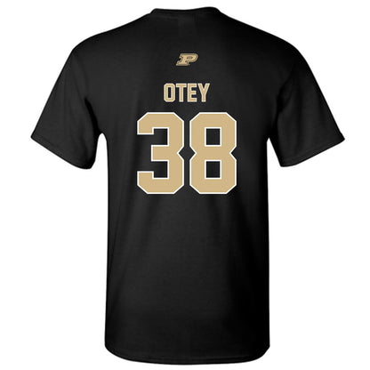 Purdue - NCAA Football : Zyntreacs Otey - Sports Shersey T-Shirt-1