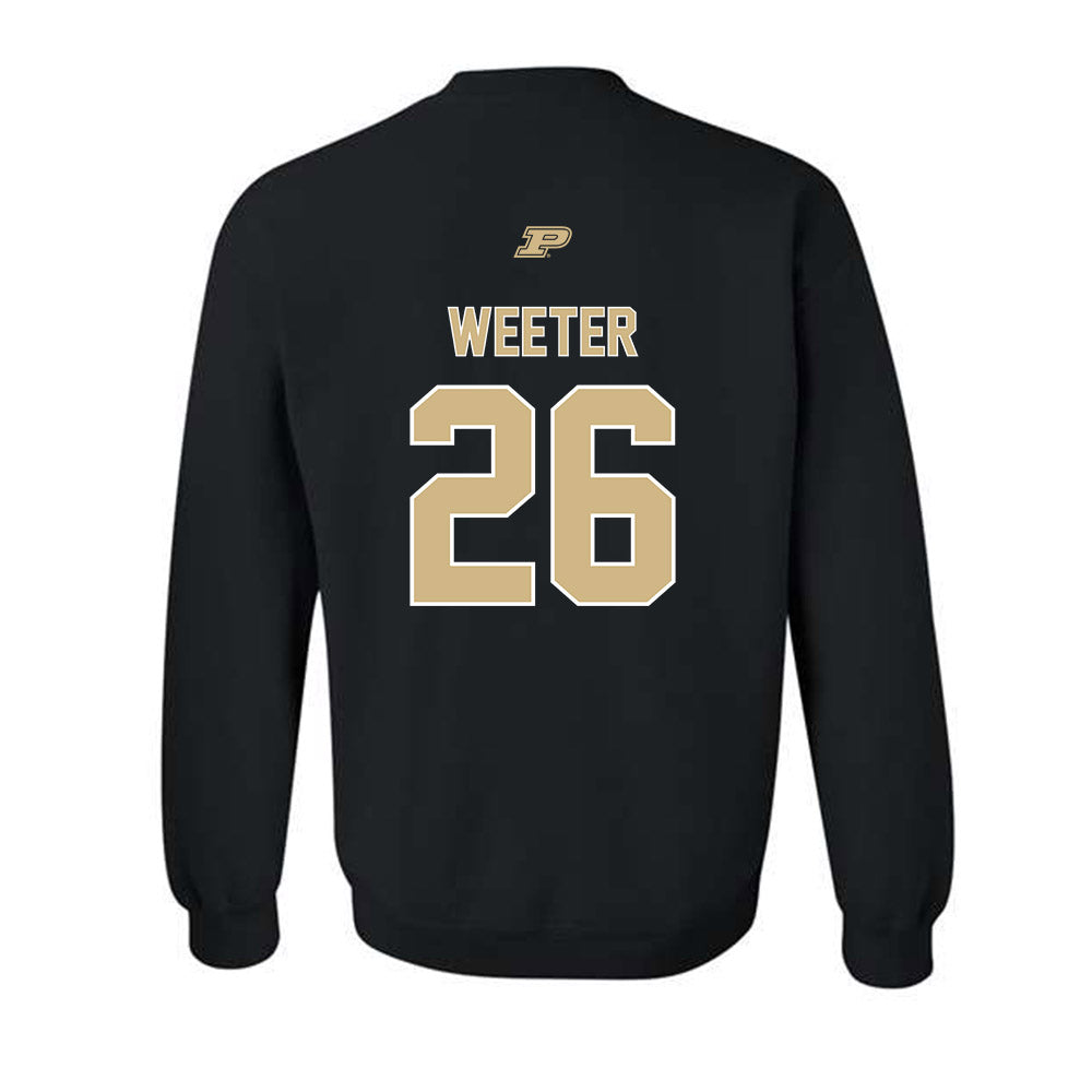 Purdue - NCAA Football : Jack Weeter - Sports Shersey Crewneck Sweatshirt-1