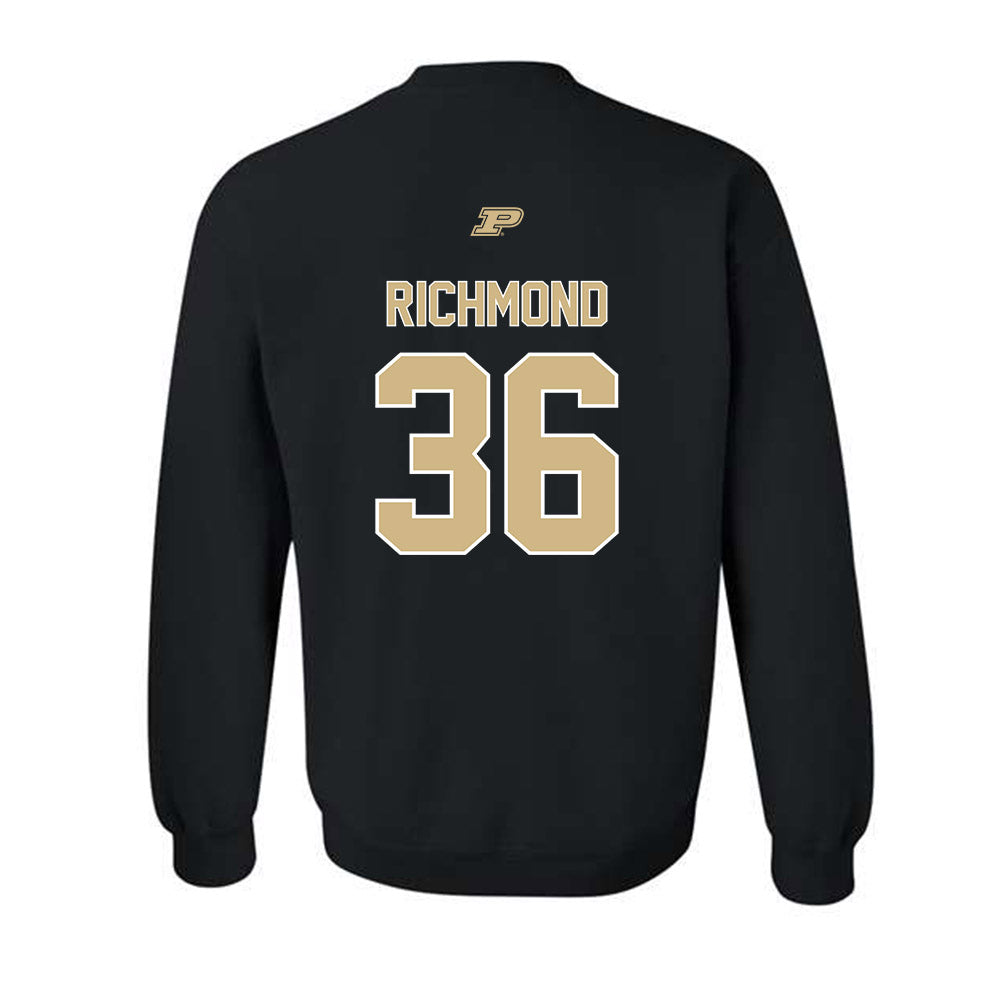 Purdue - NCAA Football : Kaleb Richmond - Sports Shersey Crewneck Sweatshirt-1