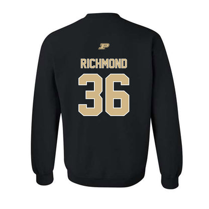 Purdue - NCAA Football : Kaleb Richmond - Sports Shersey Crewneck Sweatshirt-1