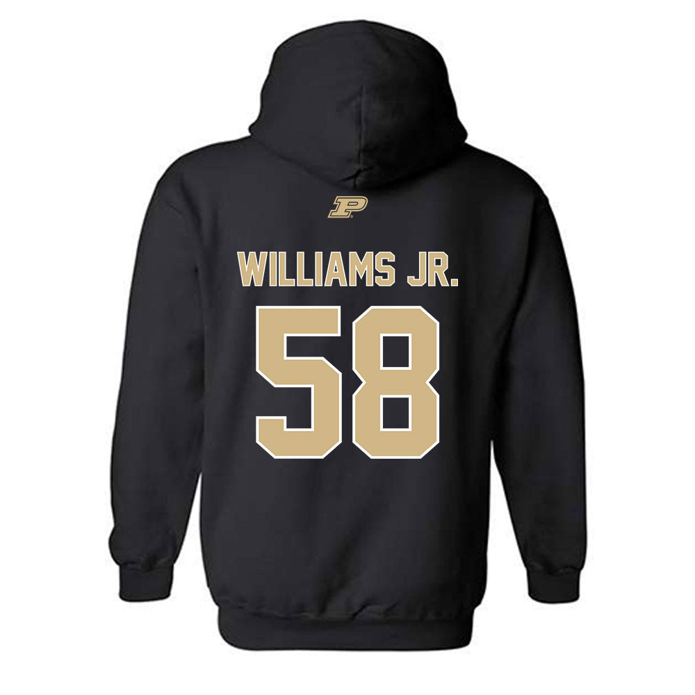 Purdue - NCAA Football : James Williams Jr. - Sports Shersey Hooded Sweatshirt-1