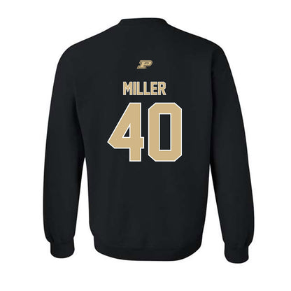 Purdue - NCAA Football : Hudson Miller - Sports Shersey Crewneck Sweatshirt