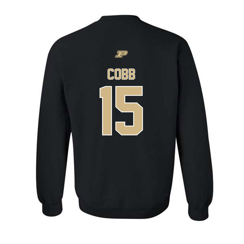 Purdue - NCAA Football : Vinaz Cobb - Sports Shersey Crewneck Sweatshirt-1