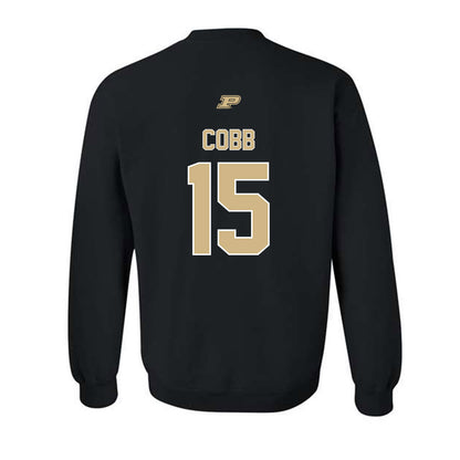 Purdue - NCAA Football : Vinaz Cobb - Sports Shersey Crewneck Sweatshirt-1