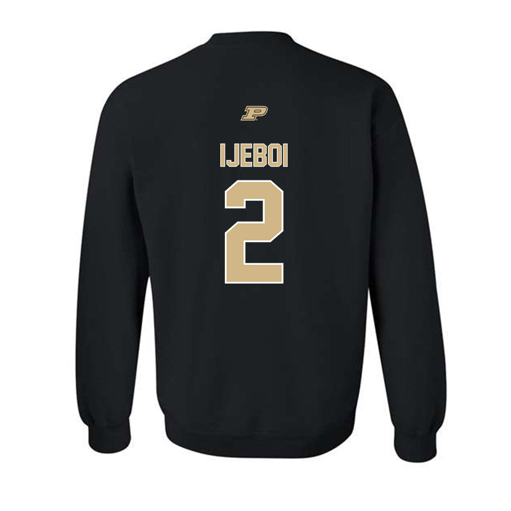Purdue - NCAA Football : Fame Ijeboi - Sports Shersey Crewneck Sweatshirt-1