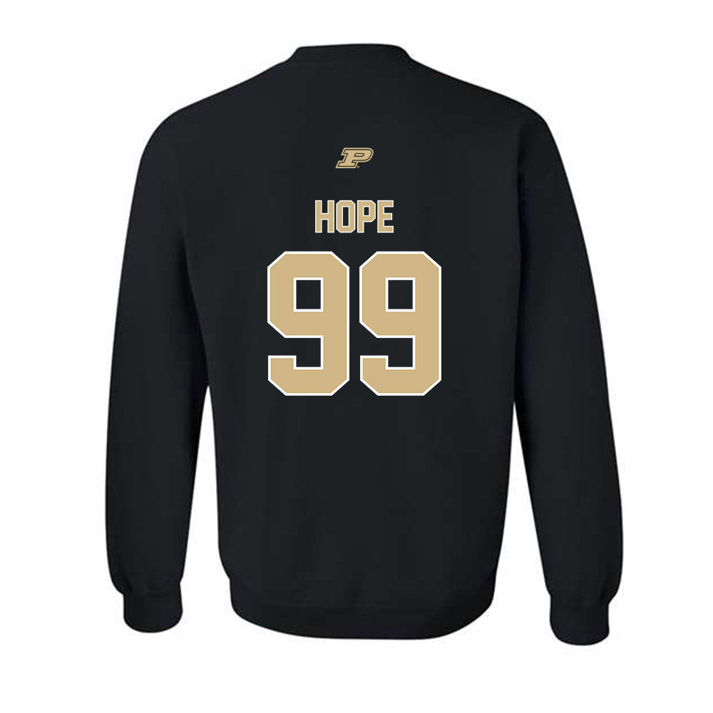 Purdue - NCAA Football : Josiah Hope - Sports Shersey Crewneck Sweatshirt-1