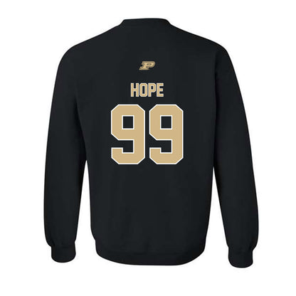 Purdue - NCAA Football : Josiah Hope - Sports Shersey Crewneck Sweatshirt-1