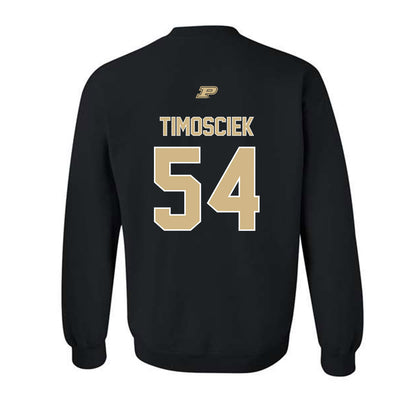 Purdue - NCAA Football : Hayden Timosciek - Sports Shersey Crewneck Sweatshirt-1