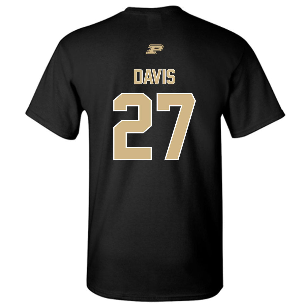 Purdue - NCAA Football : Owen Davis - Sports Shersey T-Shirt-1