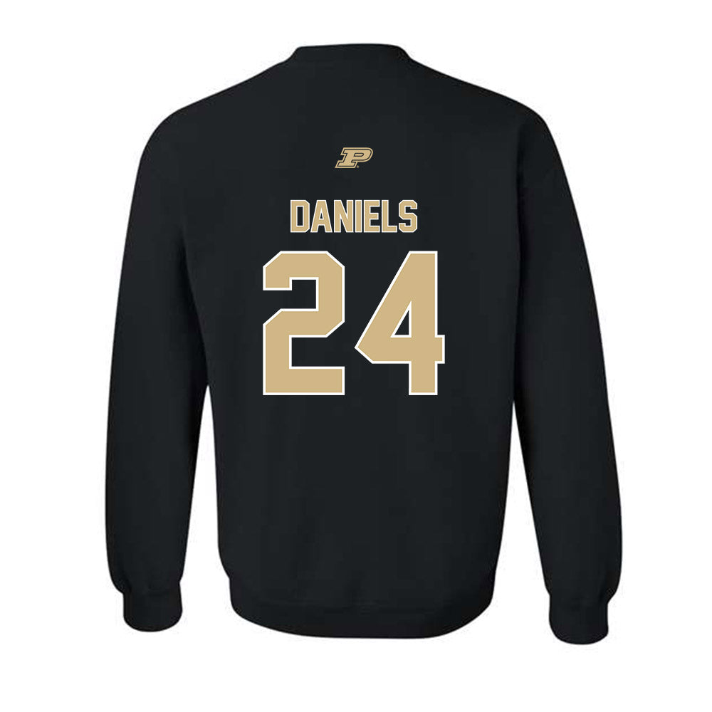 Purdue - NCAA Football : Raderrion Daniels - Sports Shersey Crewneck Sweatshirt-1