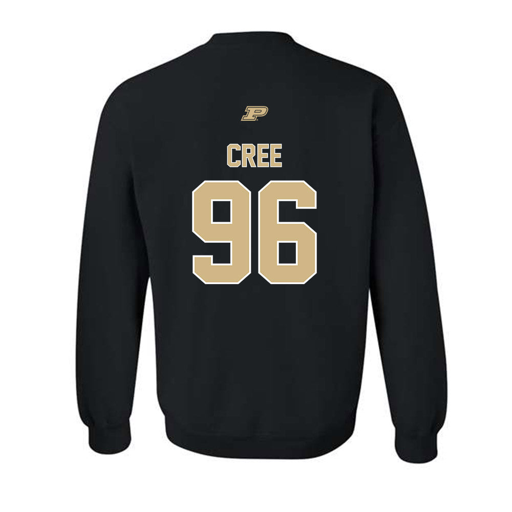 Purdue - NCAA Football : Jordan Cree - Sports Shersey Crewneck Sweatshirt-1
