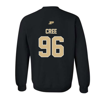 Purdue - NCAA Football : Jordan Cree - Sports Shersey Crewneck Sweatshirt-1