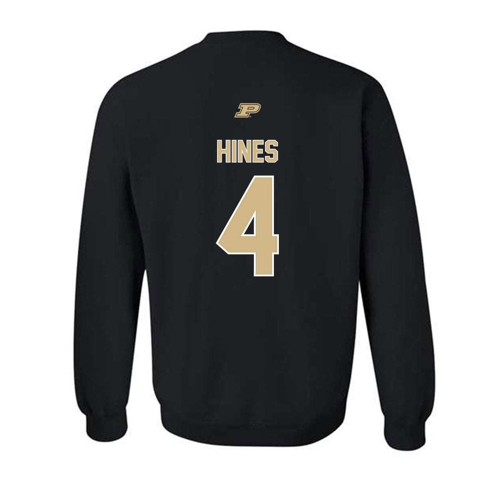 Purdue - NCAA Football : Hudauri Hines - Sports Shersey Crewneck Sweatshirt-1