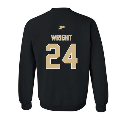 Purdue - NCAA Football : Izaiah Wright - Sports Shersey Crewneck Sweatshirt-1