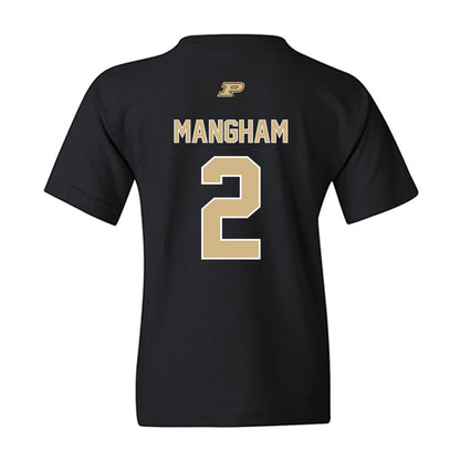 Purdue - NCAA Football : Jaden Mangham - Sports Shersey Youth T-Shirt-1