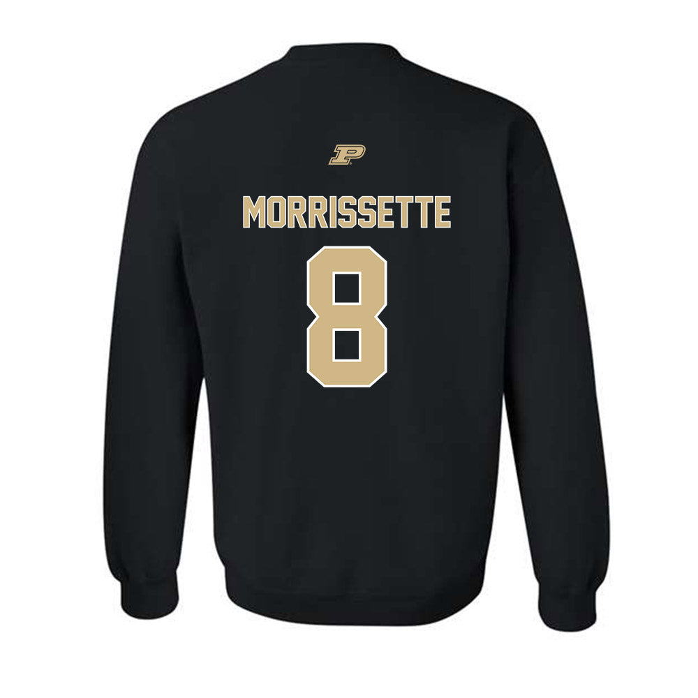 Purdue - NCAA Football : Denylon Morrissette - Sports Shersey Crewneck Sweatshirt-1