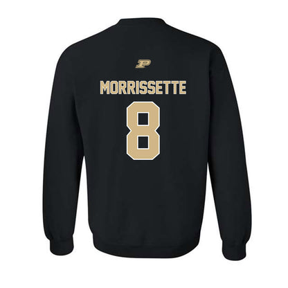 Purdue - NCAA Football : Denylon Morrissette - Sports Shersey Crewneck Sweatshirt-1