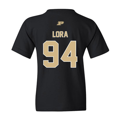Purdue - NCAA Football : Rodney Lora - Sports Shersey Youth T-Shirt-1