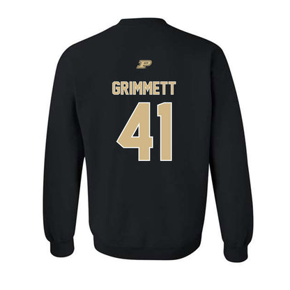 Purdue - NCAA Football : Jon Grimmett - Sports Shersey Crewneck Sweatshirt-1