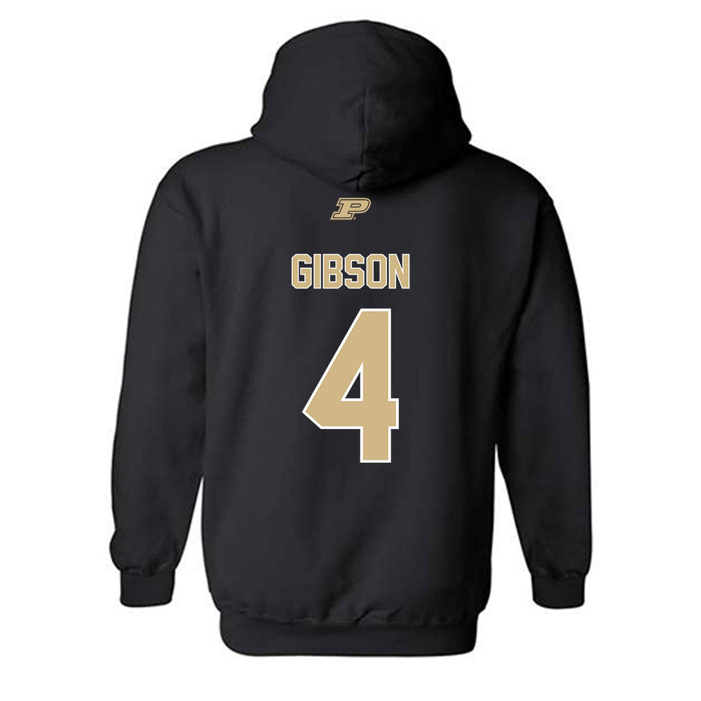 Purdue - NCAA Football : Jerrick Gibson - Sports Shersey Hooded Sweatshirt-1