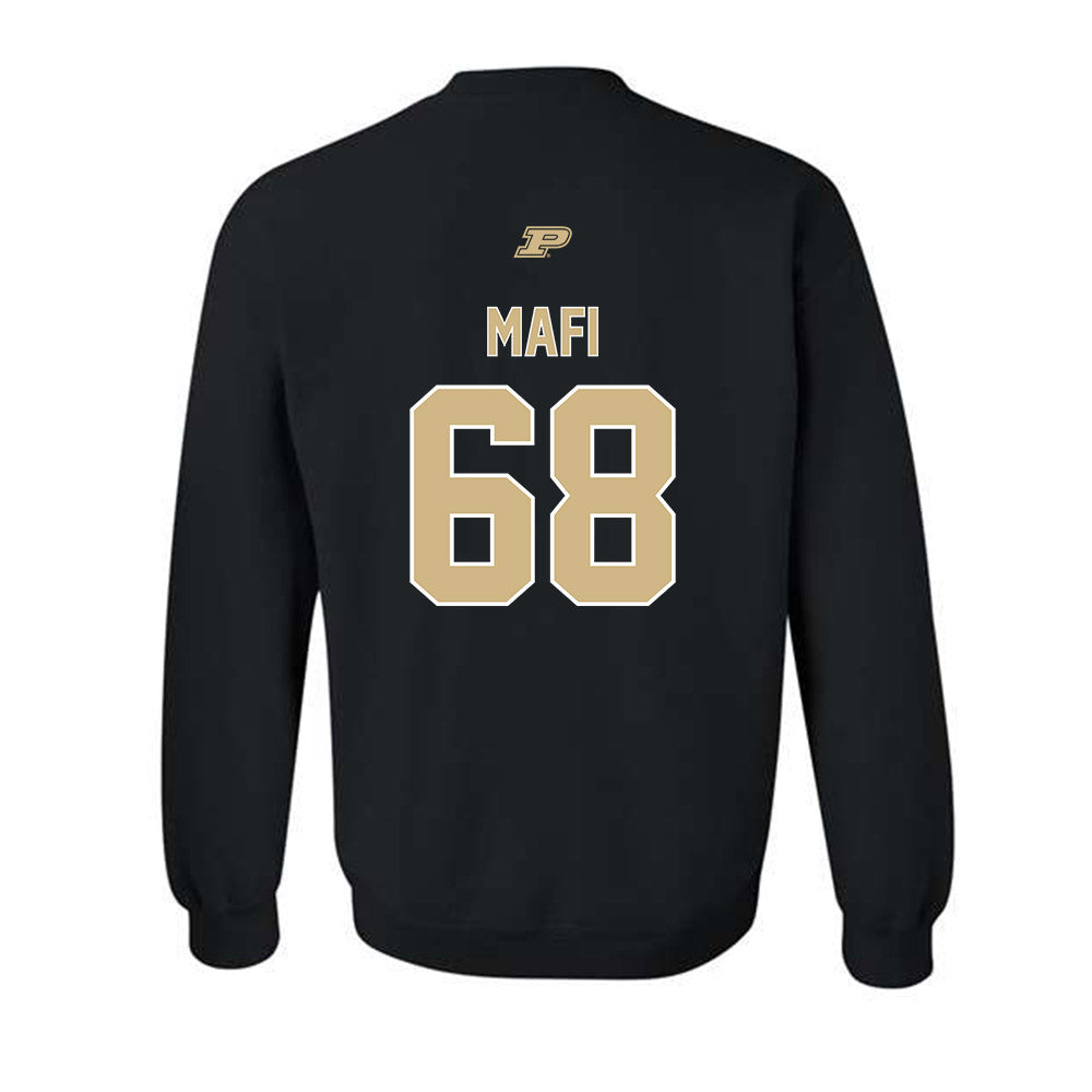 Purdue - NCAA Football : Nuku Mafi - Sports Shersey Crewneck Sweatshirt-1