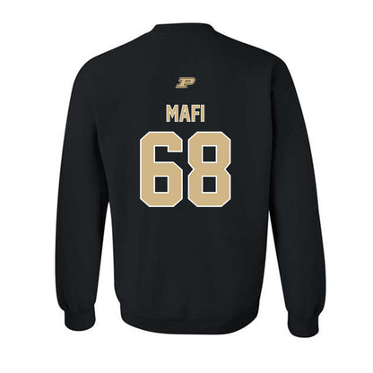 Purdue - NCAA Football : Nuku Mafi - Sports Shersey Crewneck Sweatshirt-1
